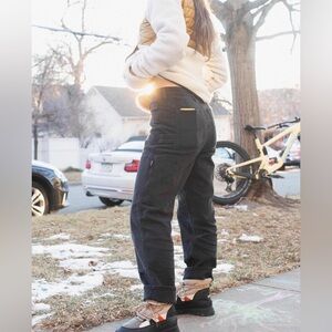 LIKE NEW Ripton & Co Superlite Utility Jeans Cargo Black Size 27x28 Pockets EUC